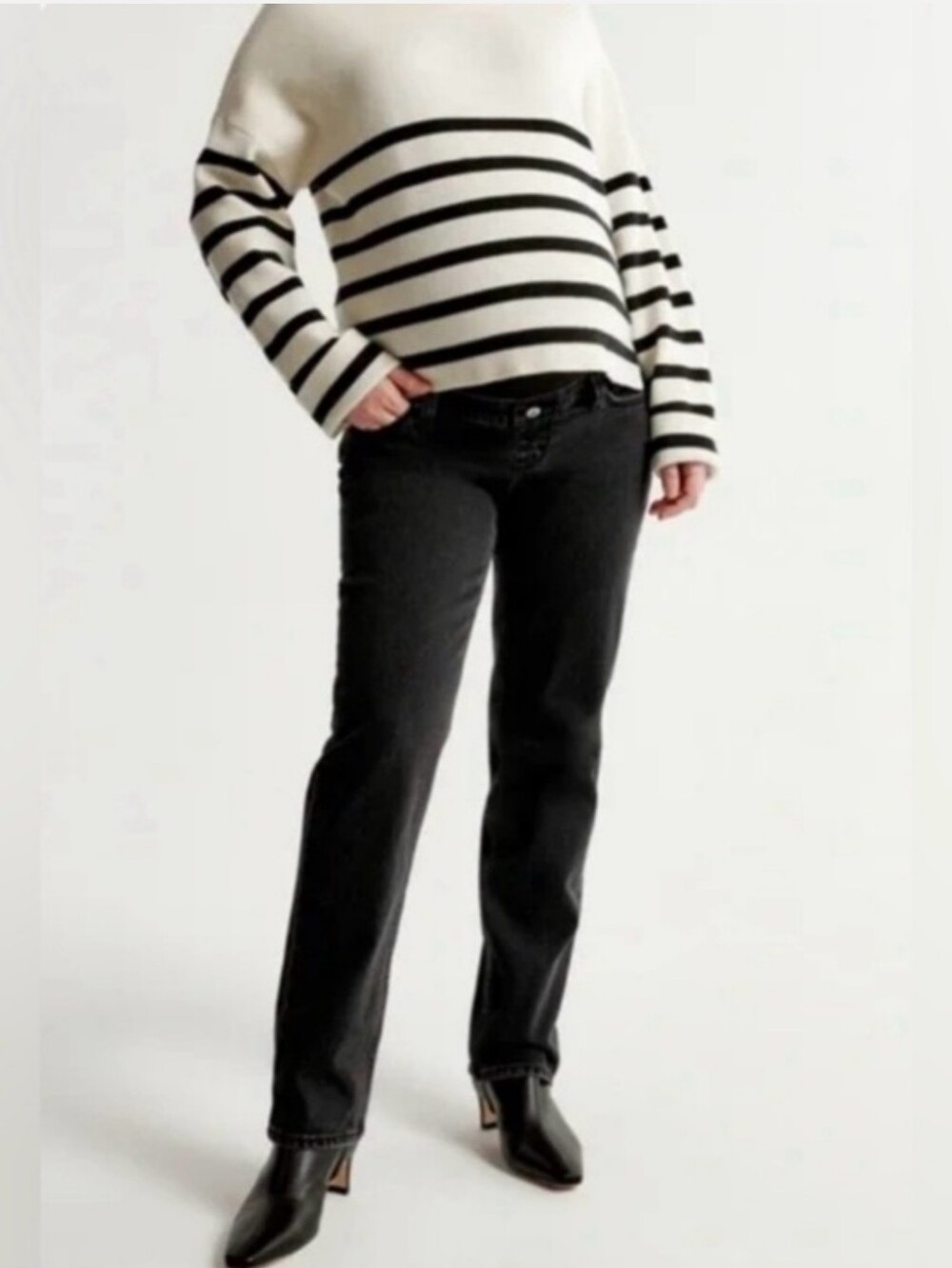 Abercrombie & Fitch Maternity the 90s Straight Women's 28 Short